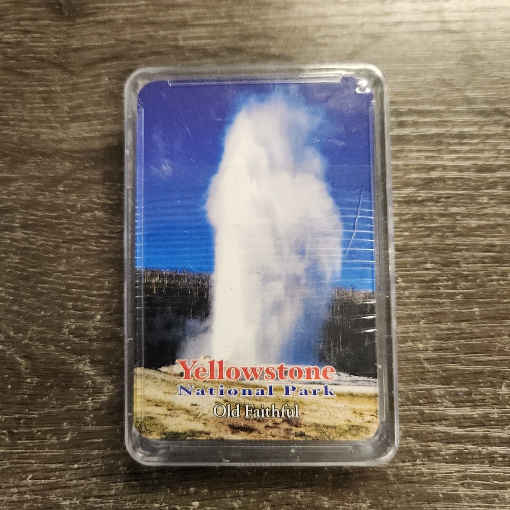 Yellowstone National Park Playing Cards Old Faithful Souvenir Collectible NEW